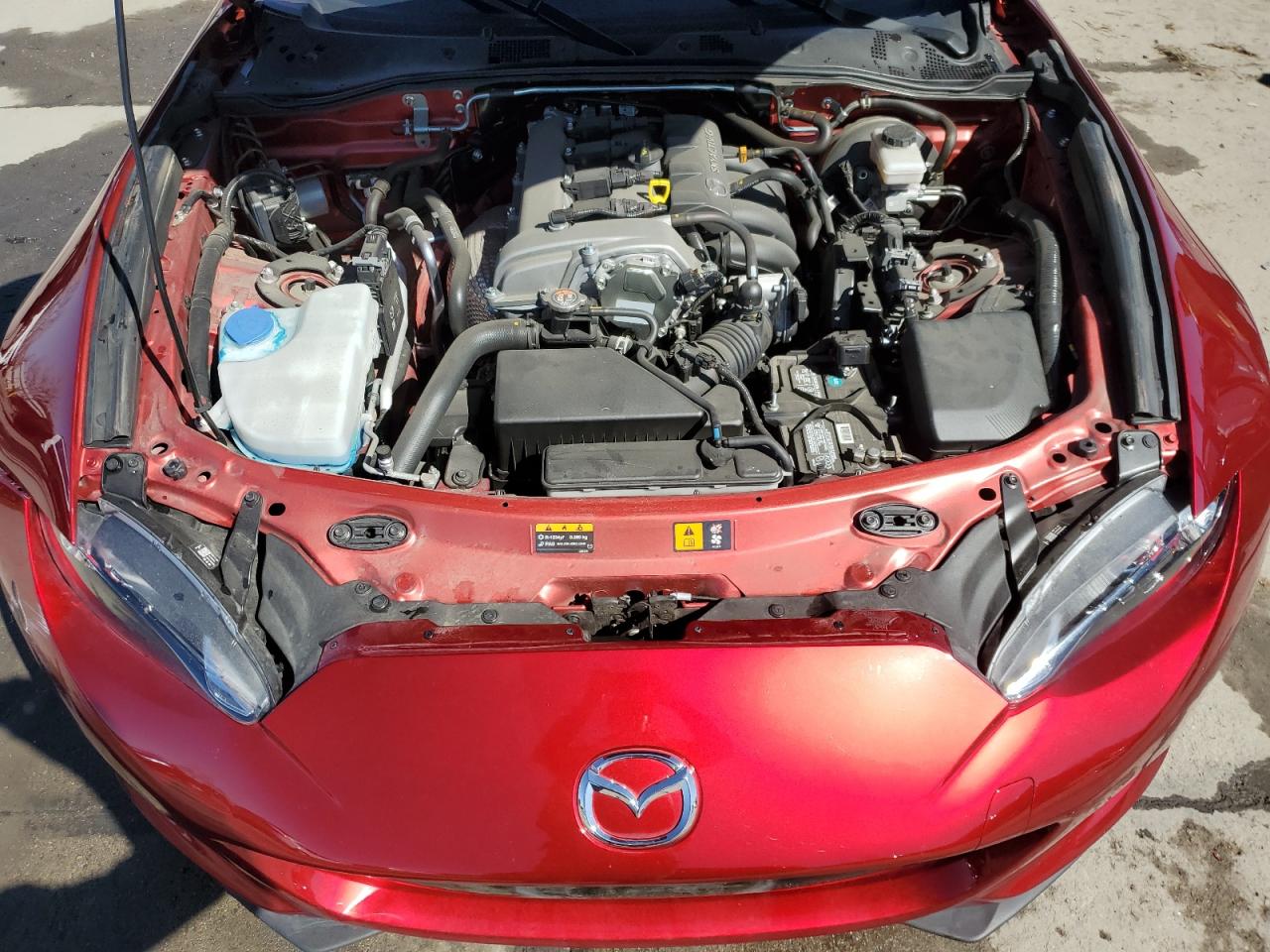 2022 Mazda MX-5 VIN JM1NDAM76N0508438 Copart auction photo, side damage thumbnail 11
