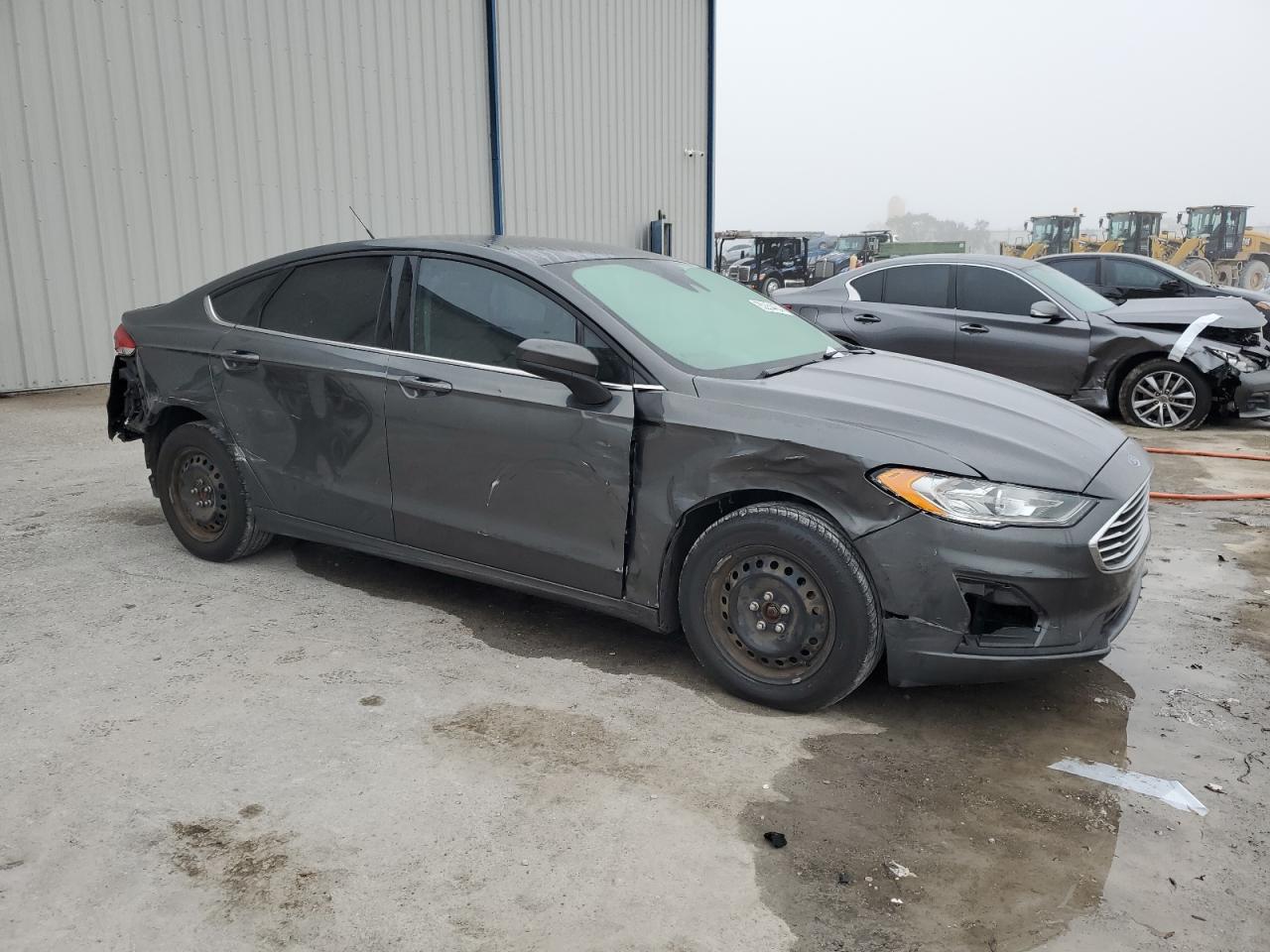 2019 Ford Fusion VIN 3FA6P0G78KR280963 Copart auction photo, all over damage thumbnail 4