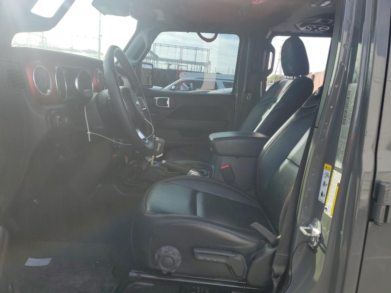 2019 Jeep Wrangler VIN 1C4HJXFG7KW604349 Copart auction photo, vandalism / minor dent/scratches damage thumbnail 7
