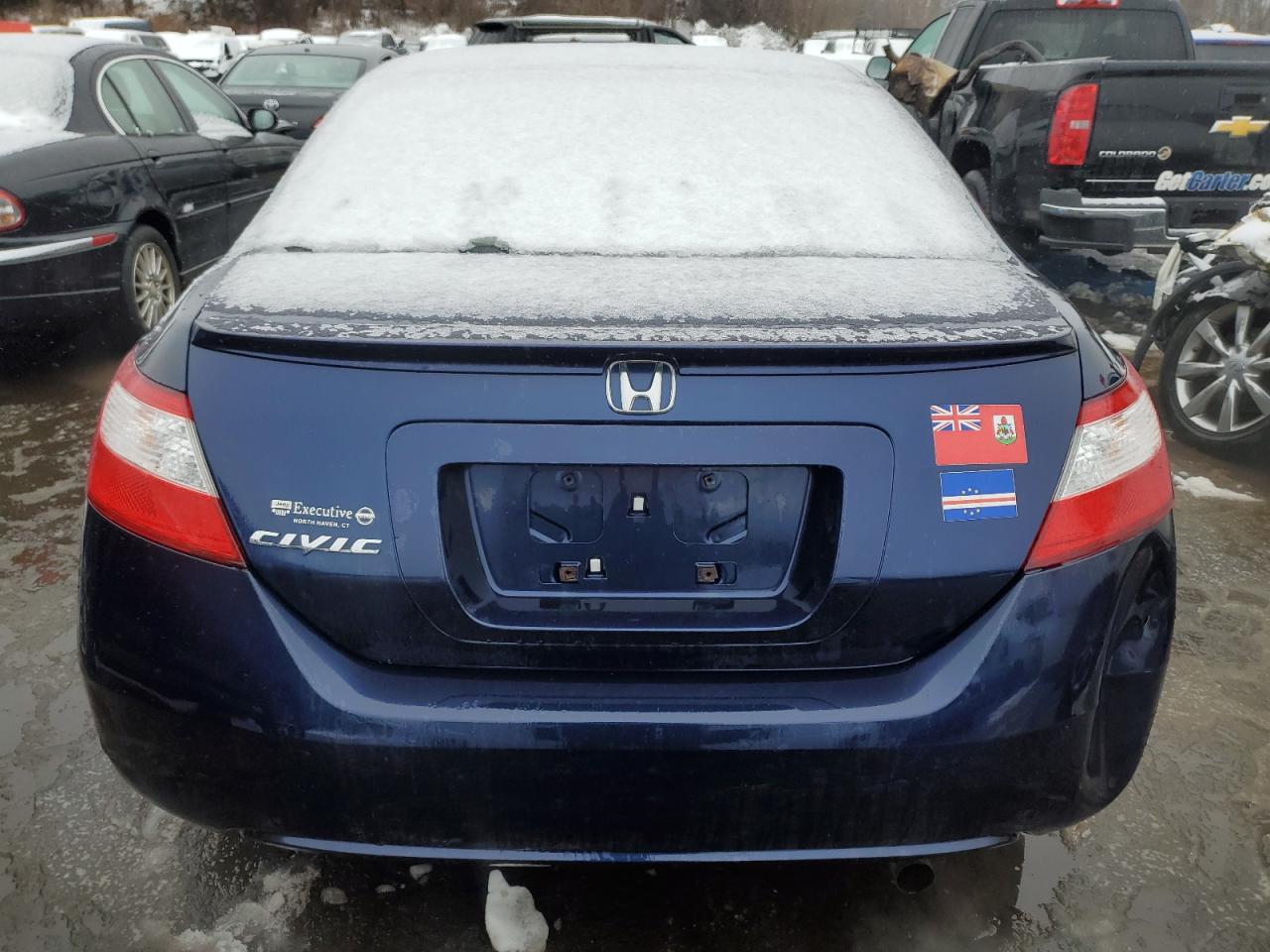 2006 Honda Civic VIN 2HGFG12876H562305 Copart auction photo, rear end damage thumbnail 6