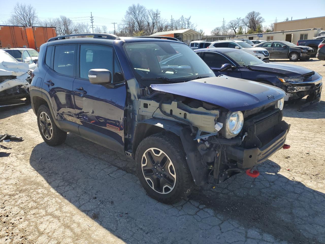 2016 Jeep Renegade VIN ZACCJBCT8GPD00238 Copart auction photo, front end damage thumbnail 4