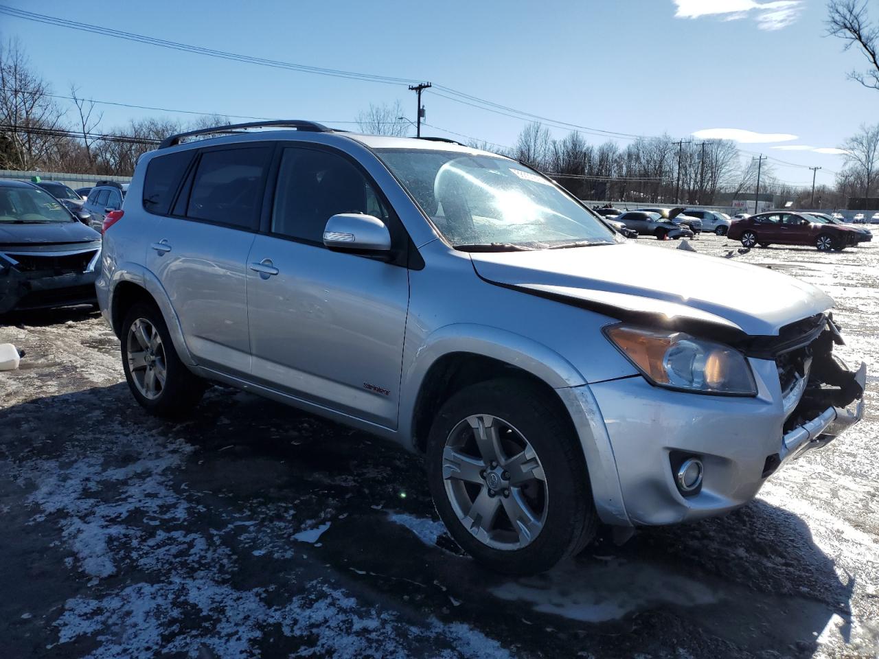 2012 Toyota RAV 4 VIN JTMRF4DV4C5051169 Copart auction photo, front end / rear end damage thumbnail 4
