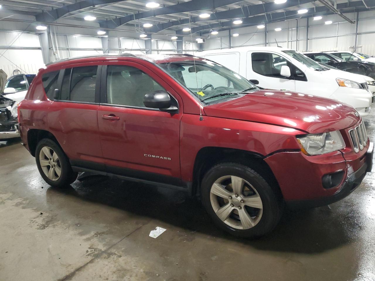 2012 Jeep Compass VIN 1C4NJDBB0CD524660 Copart auction photo, rear end / front end damage thumbnail 4