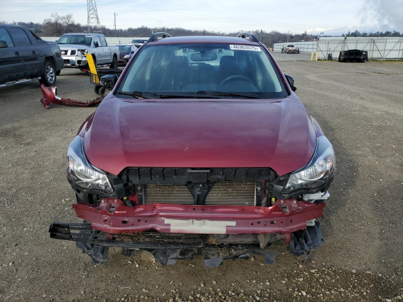 2015 Subaru Impreza VIN JF1GPAY65F8328670 Copart auction photo, front end / side damage thumbnail 5