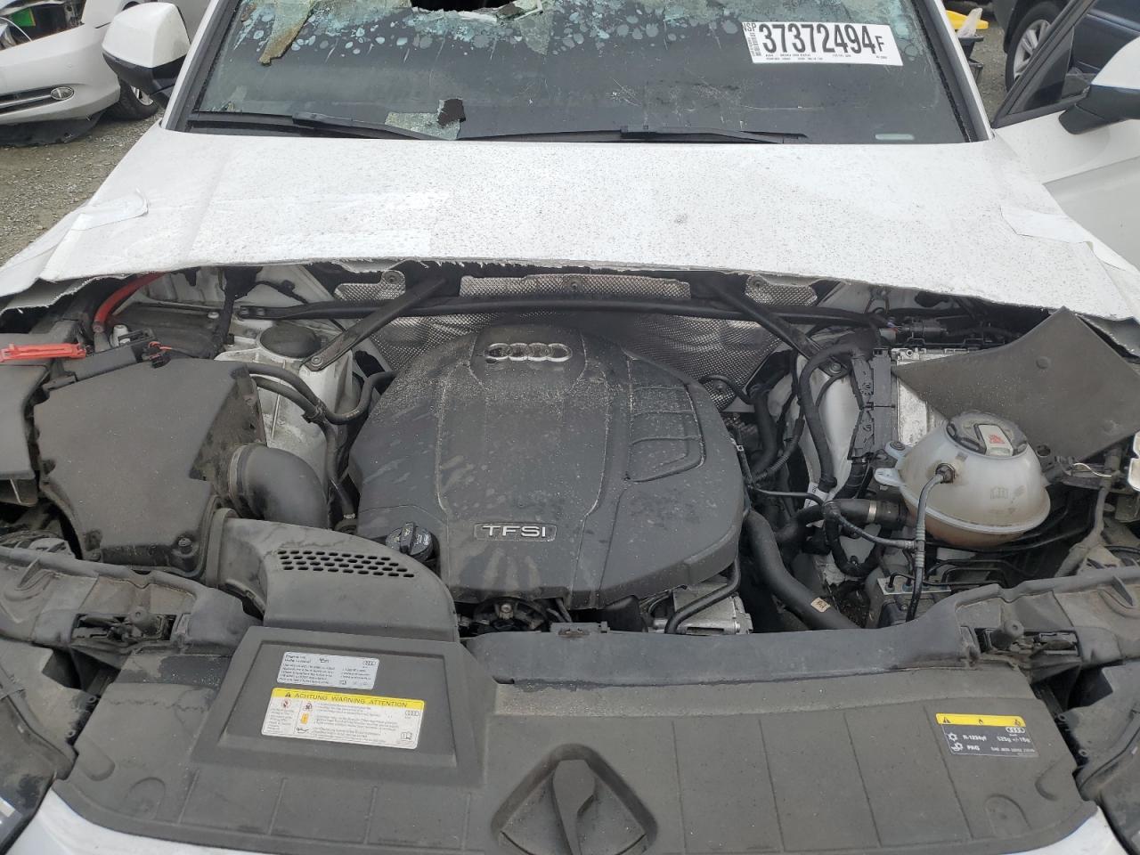 2018 Audi Q5 VIN WA1ANAFY0J2026008 Copart auction photo, burn damage thumbnail 12