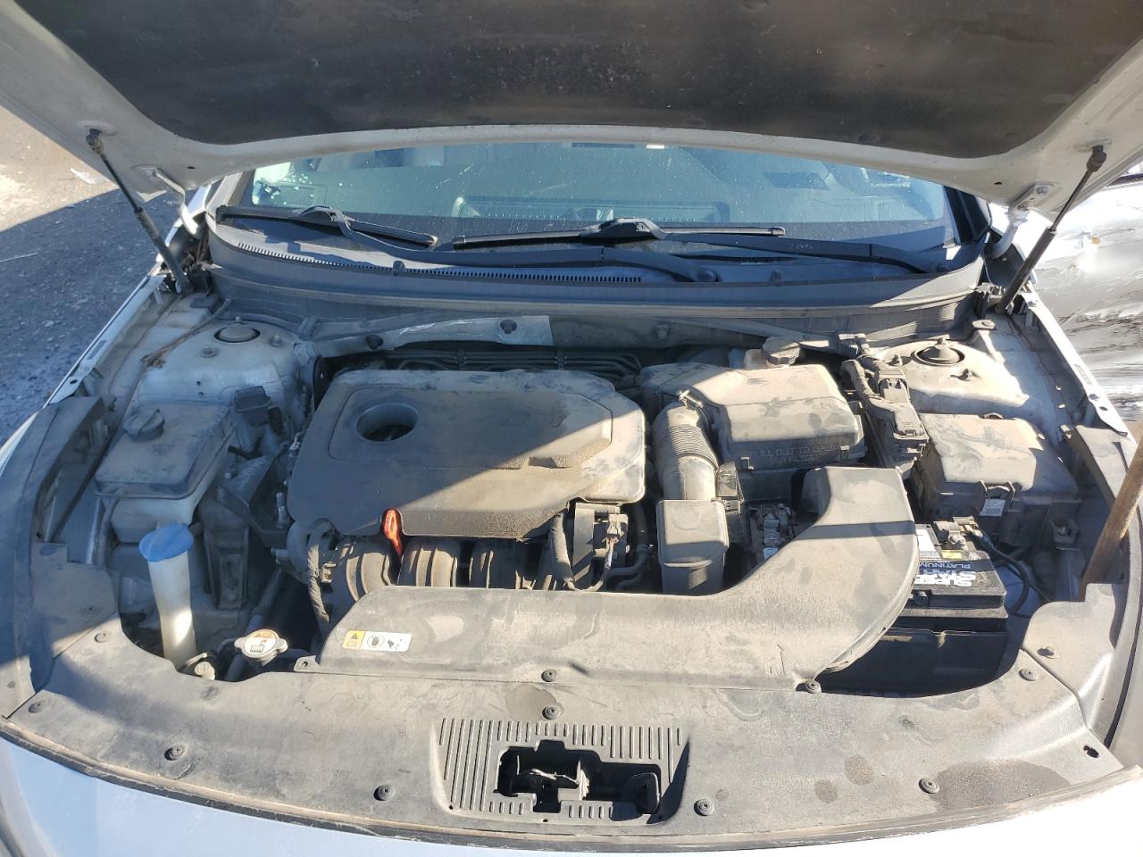 2016 Hyundai Sonata VIN 5NPE24AF3GH411156 Copart auction photo, side / minor dent/scratches damage thumbnail 12