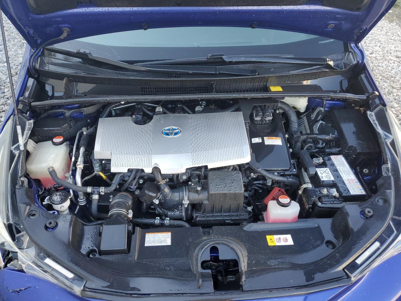 2016 Toyota Prius VIN JTDKBRFU8G3519422 Copart auction photo, front end / rear end damage thumbnail 11