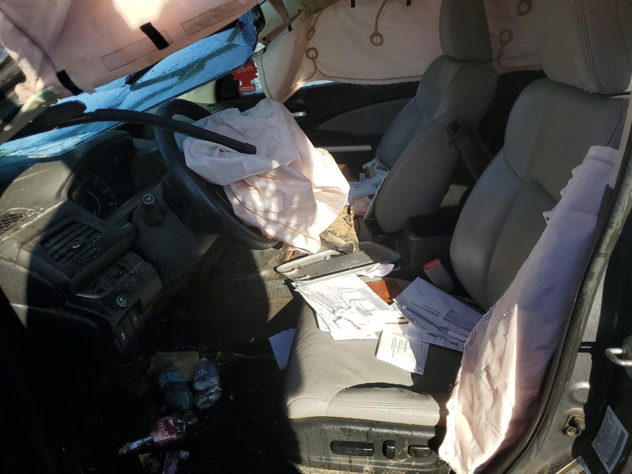 2015 Honda CR-V VIN 2HKRM3H74FH523077 Copart auction photo, rollover / top/roof damage thumbnail 7