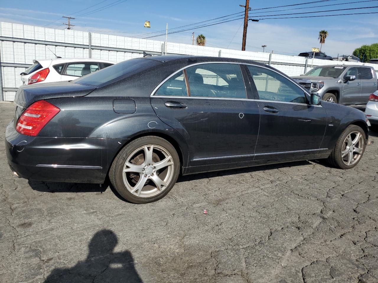 2012 Mercedes-Benz S-klasse VIN WDDNG8DB9CA432733 Copart auction photo, front end damage thumbnail 3