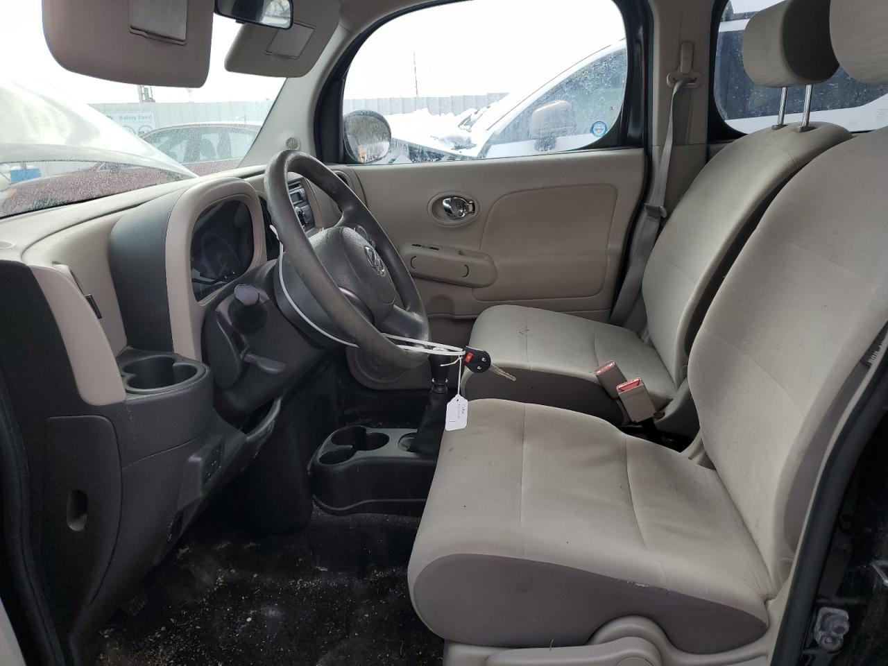 2009 Nissan Cube VIN JN8AZ28R49T107996 Copart auction photo, front end / side damage thumbnail 7