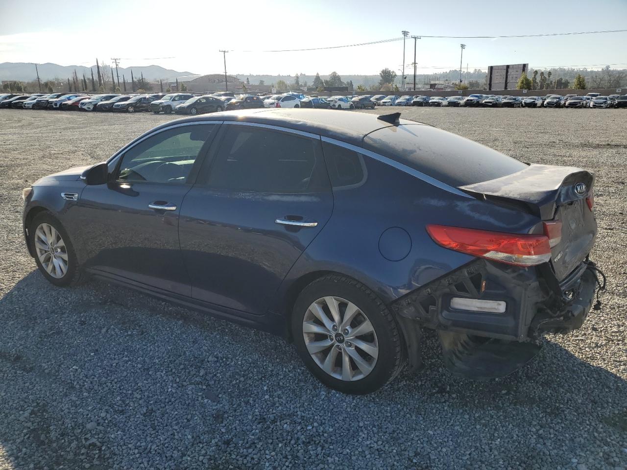 2016 KIA Optima VIN 5XXGU4L38GG009294 Copart auction photo, rear end damage thumbnail 2