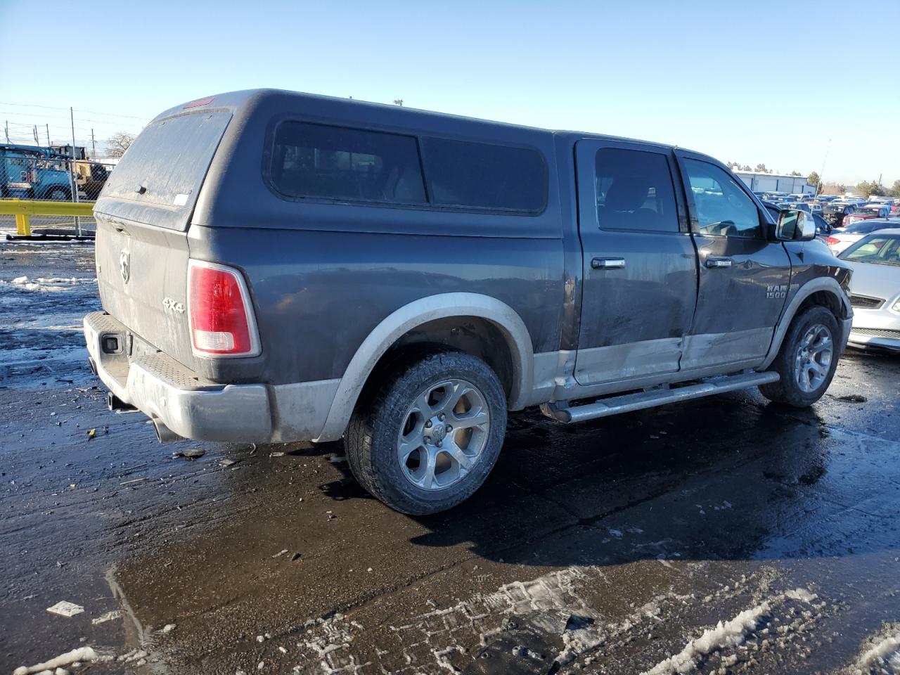 2014 RAM 1500 VIN 1C6RR7NT5ES375331 Copart auction photo, side damage thumbnail 3