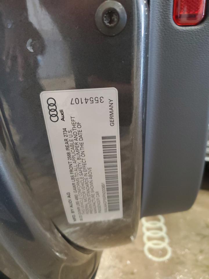 2024 Audi A5 VIN WAU4AGF55RN000891 Copart auction photo, rear end damage thumbnail 13