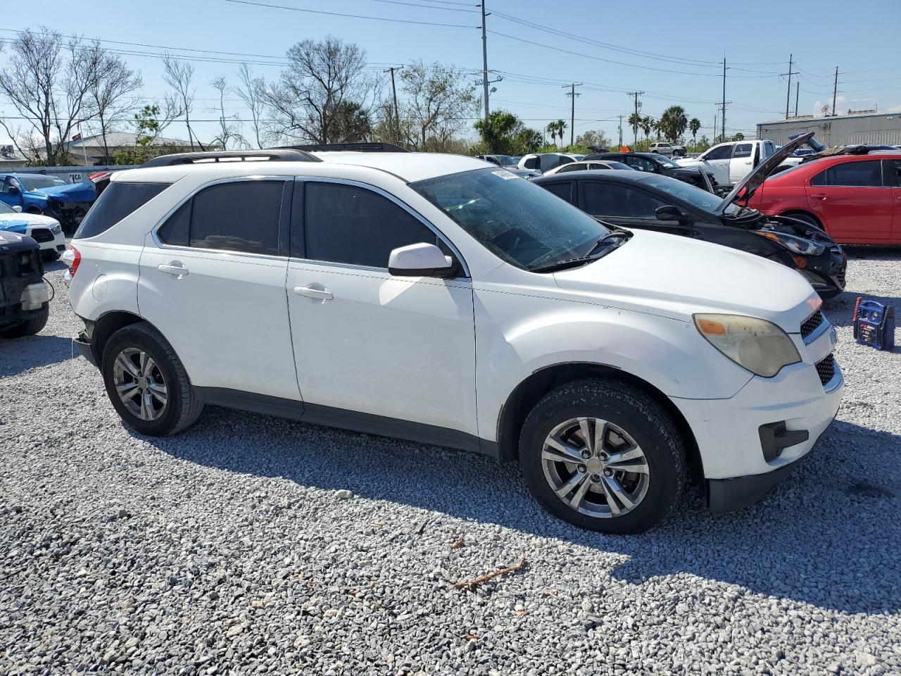 2011 Chevrolet Equinox VIN 2GNALDEC8B1273675 Copart auction photo, rear end / side damage thumbnail 4