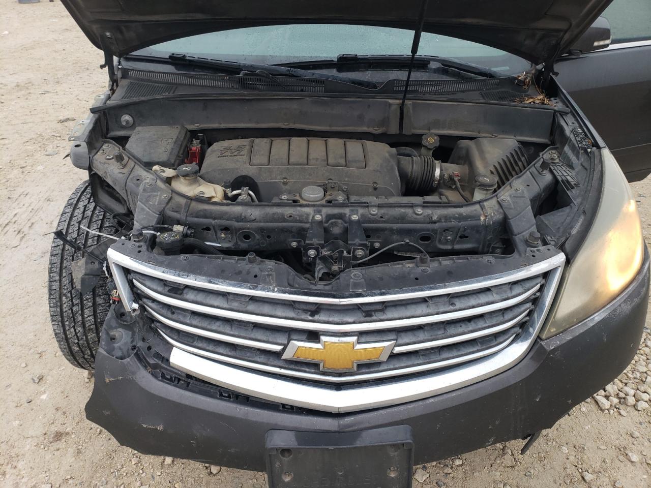 2013 Chevrolet Traverse VIN 1GNKRJKD5DJ209424 Copart auction photo, front end damage thumbnail 13