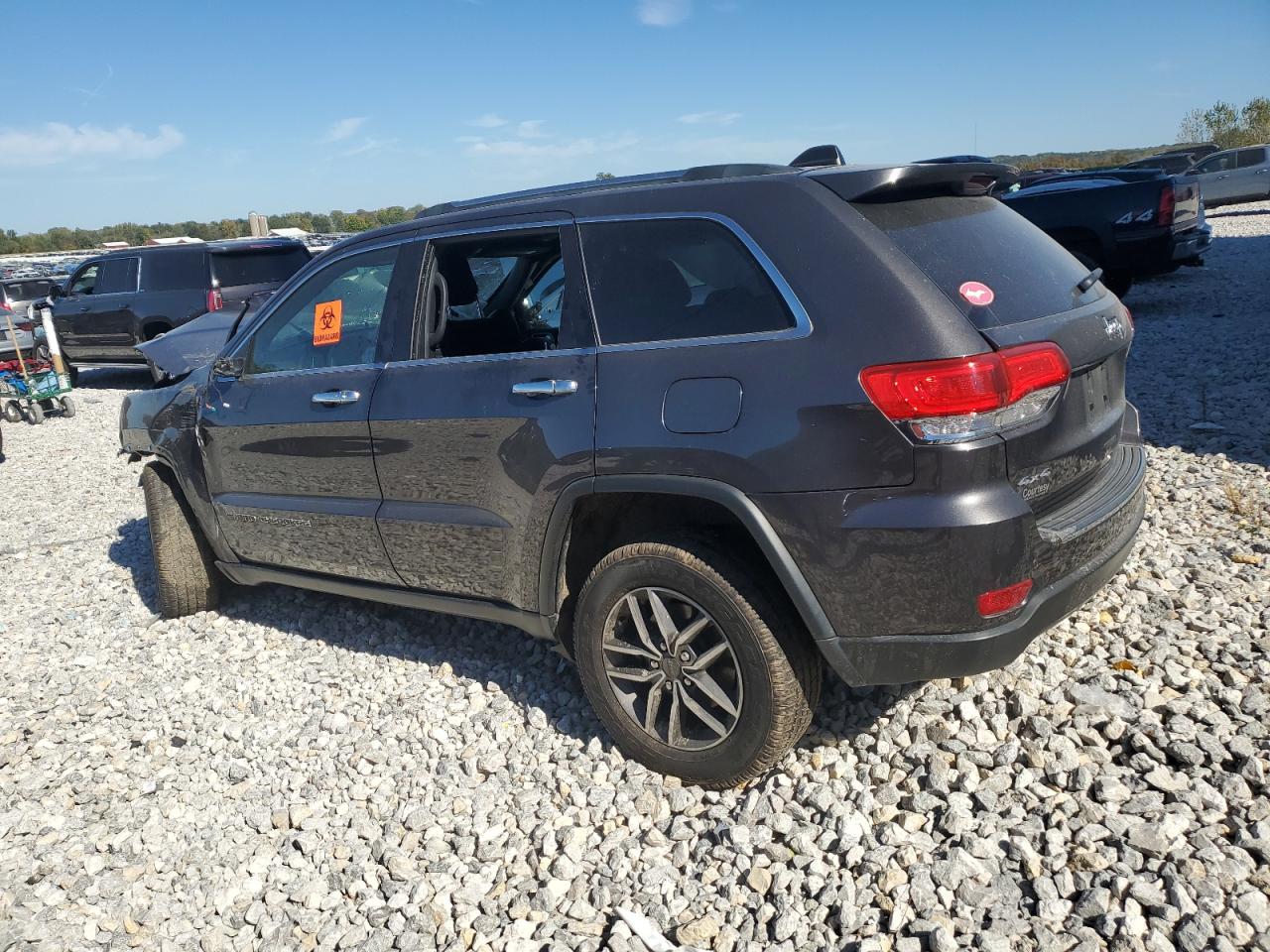 2019 Jeep Grand Cherokee VIN 1C4RJFBG4KC845095 Copart auction photo, front end / side damage thumbnail 2