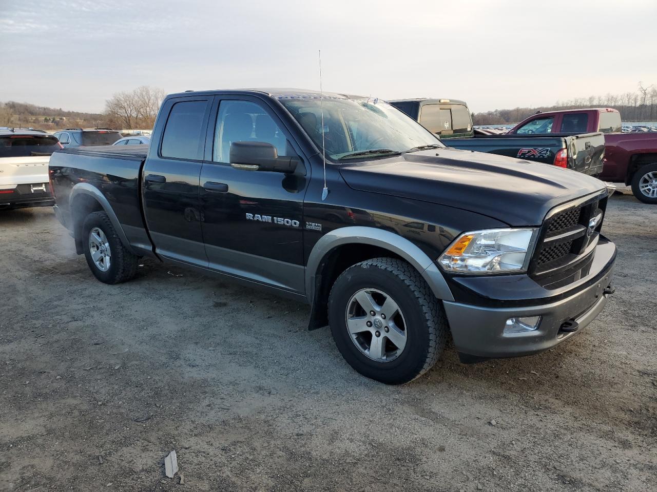 2012 Dodge RAM VIN 1C6RD7GT9CS306036 Copart auction photo, top/roof / front end damage thumbnail 4
