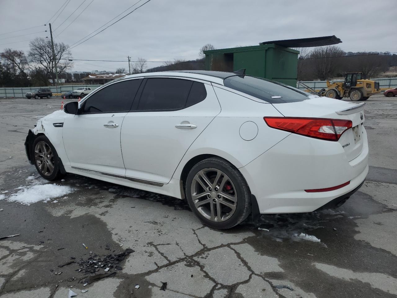 2013 KIA Optima VIN 5XXGR4A69DG243017 Copart auction photo, front end / minor dent/scratches damage thumbnail 2