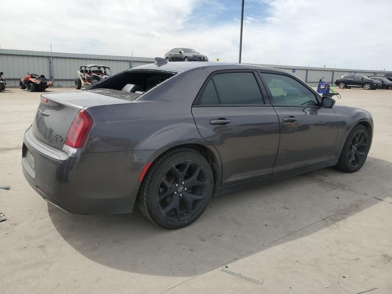 2021 Chrysler 300 VIN 2C3CCABG7MH523672 Copart auction photo, rear end / hail damage thumbnail 3