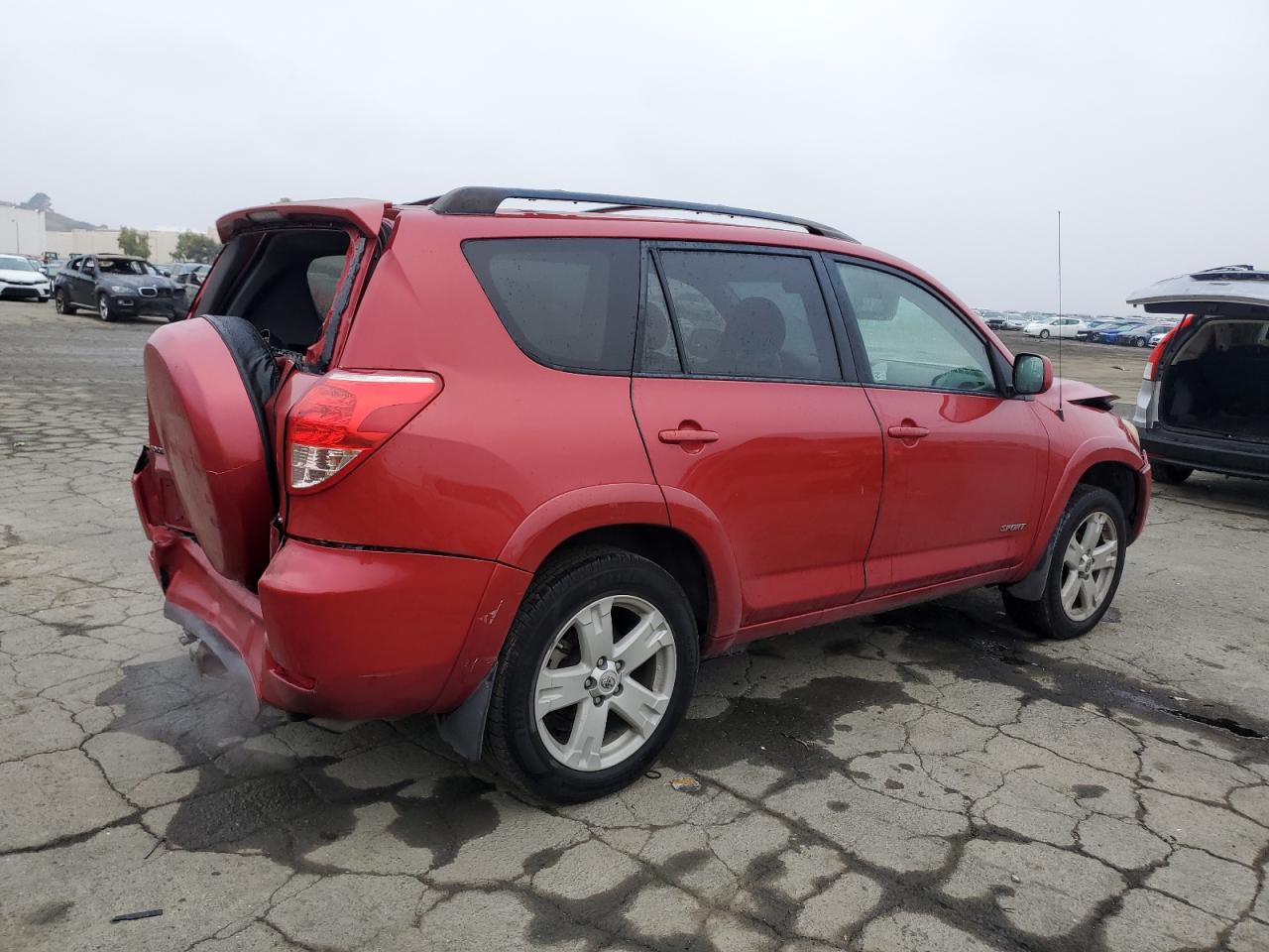 2007 Toyota RAV 4 VIN JTMBD32V875063285 Copart auction photo, all over damage thumbnail 3