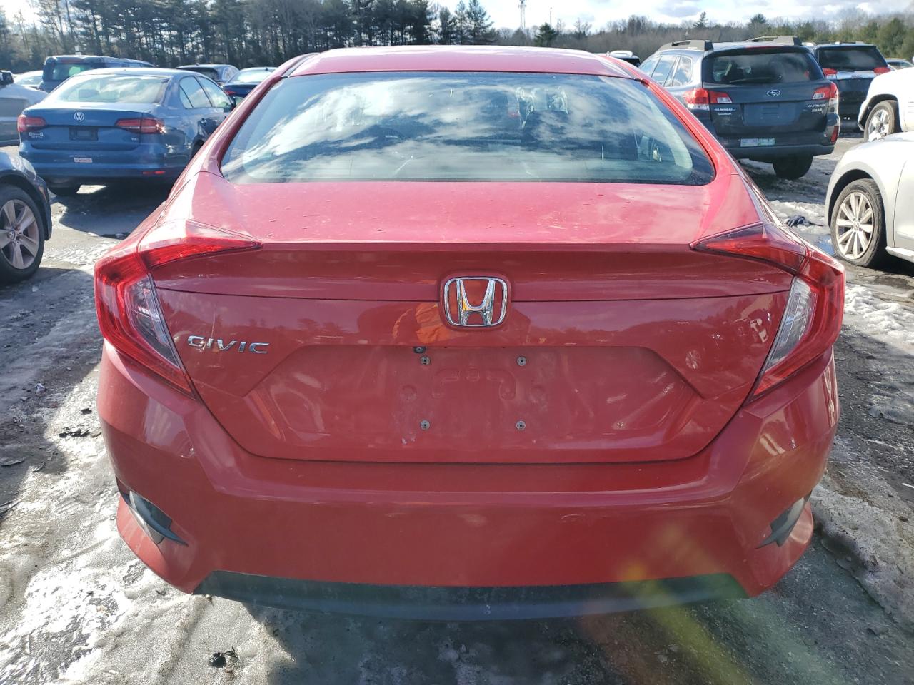 2017 Honda Civic VIN 2HGFC2F50HH525309 Copart auction photo, front end damage thumbnail 6