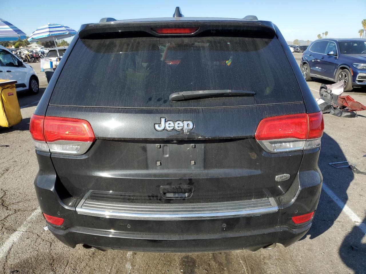 2015 Jeep Grand Cherokee VIN 1C4RJECG4FC144247 Copart auction photo, front end / minor dent/scratches damage thumbnail 6