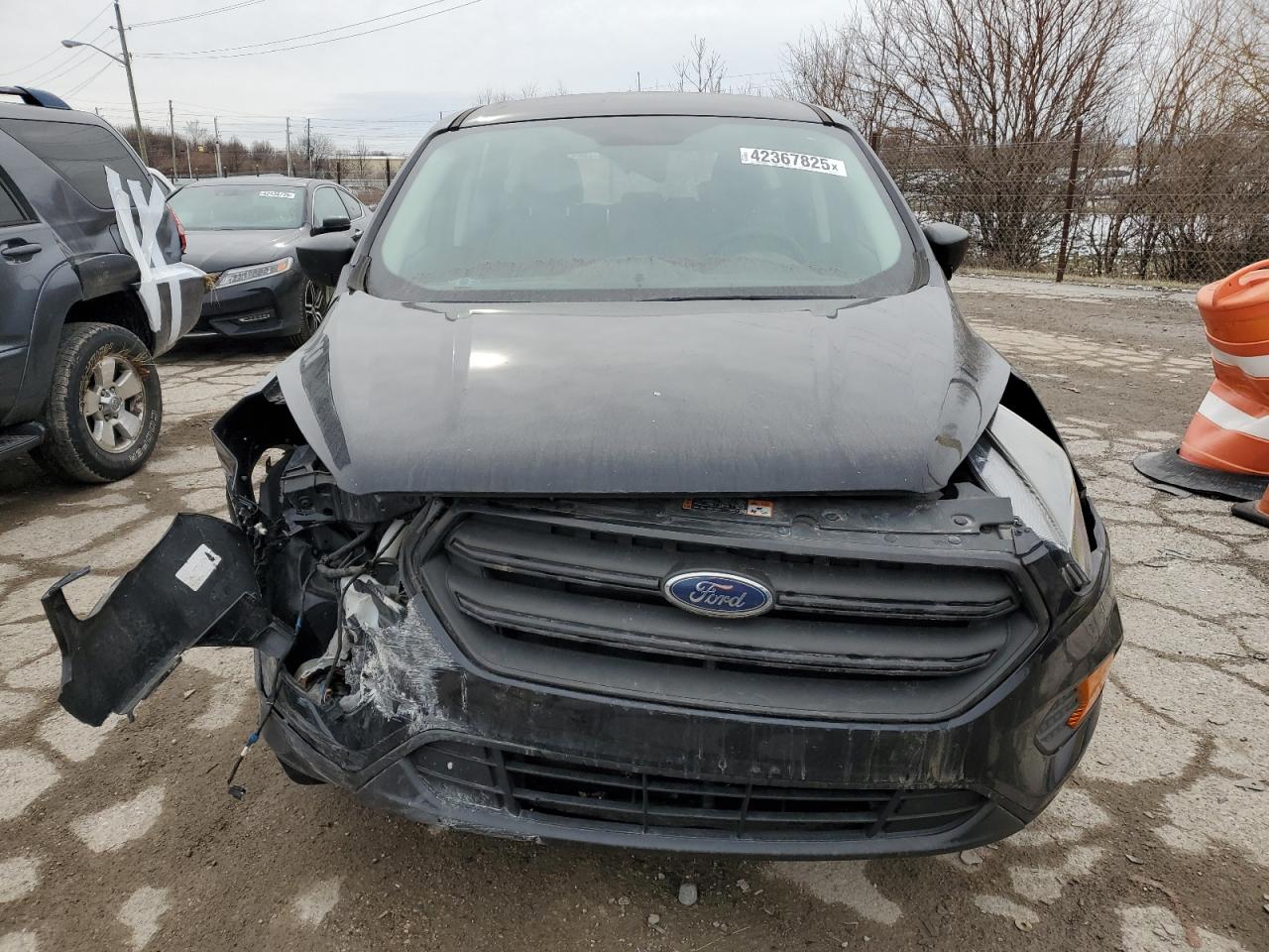 2019 Ford Escape VIN 1FMCU0F72KUA96243 Copart auction photo, front end / rear end damage thumbnail 5