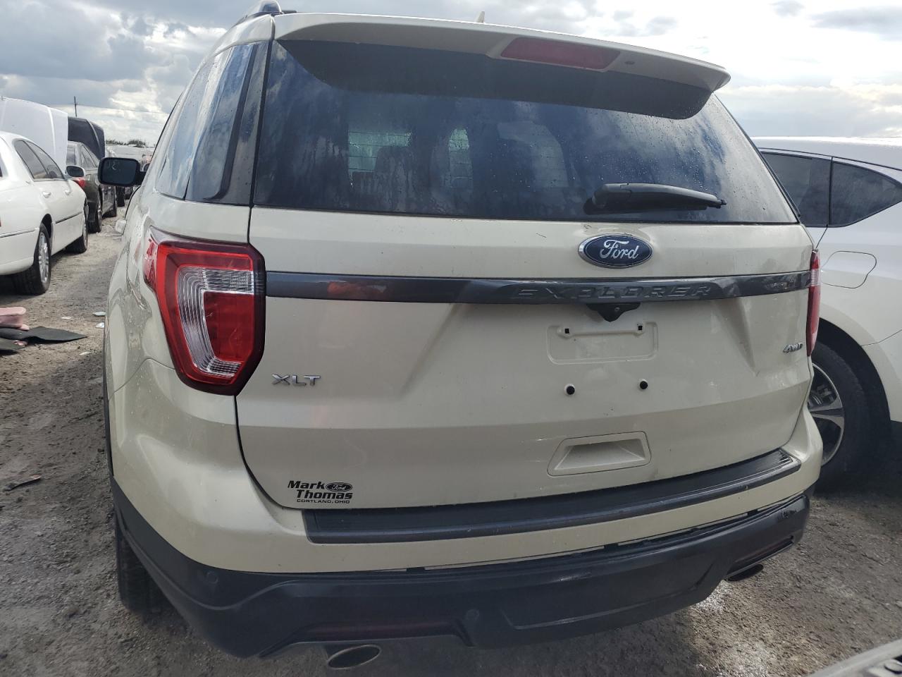 2018 Ford Explorer VIN 1FM5K8D83JGA24358 Copart auction photo, water/flood damage thumbnail 6