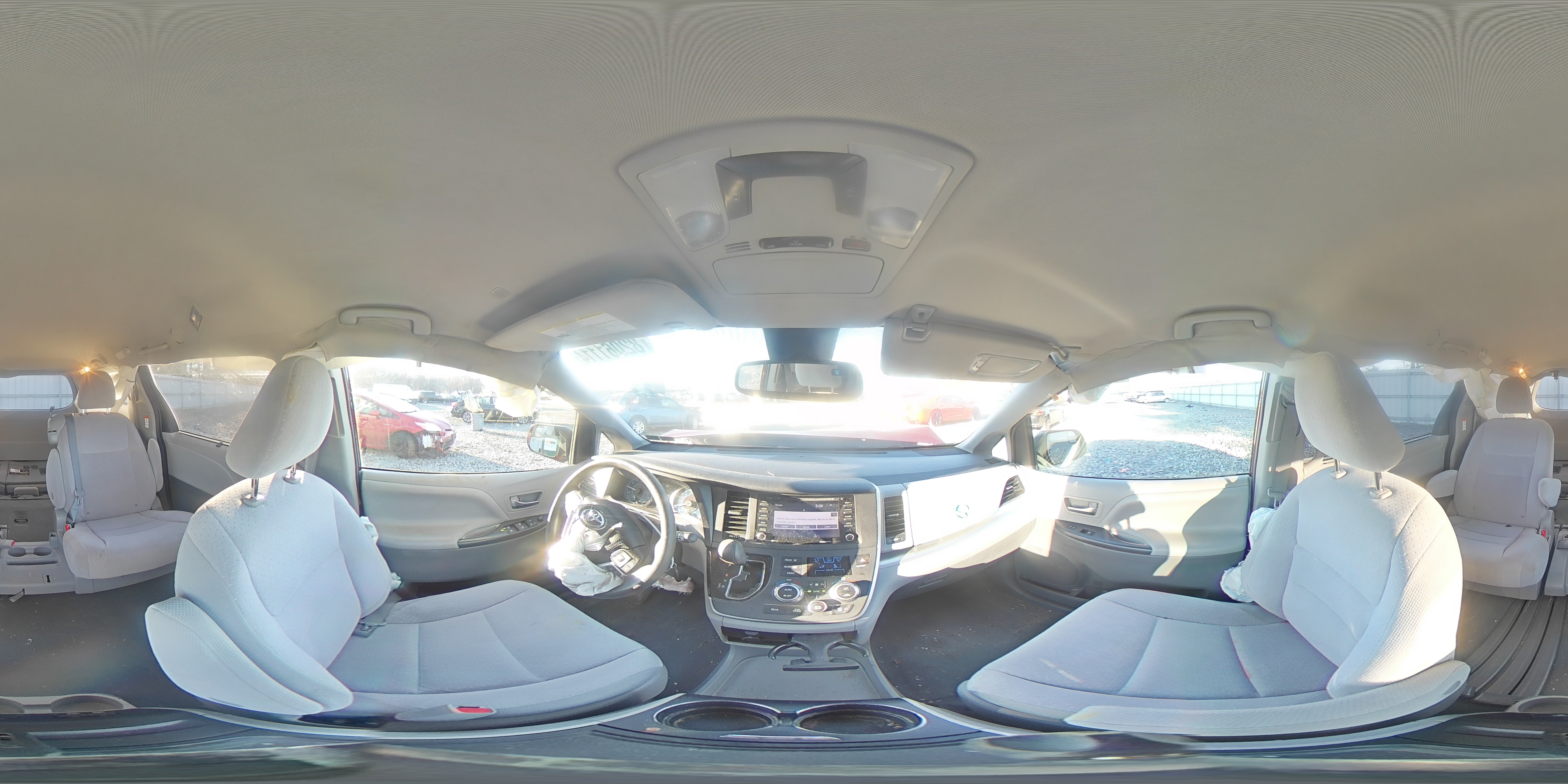 2020 Toyota Sienna VIN 5TDKZ3DC4LS051197 Copart auction photo, front end damage thumbnail 14
