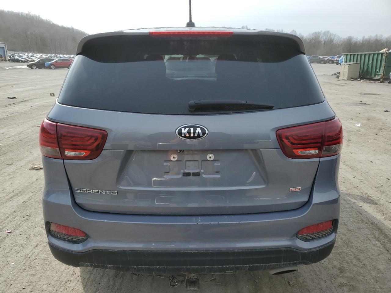 2020 KIA Sorento VIN 5XYPGDA31LG698739 Copart auction photo, front end damage thumbnail 6