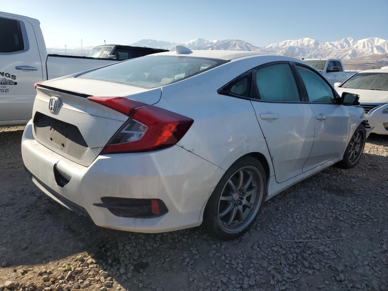2017 Honda Civic VIN 19XFC1F36HE023987 Copart auction photo, all over damage thumbnail 3