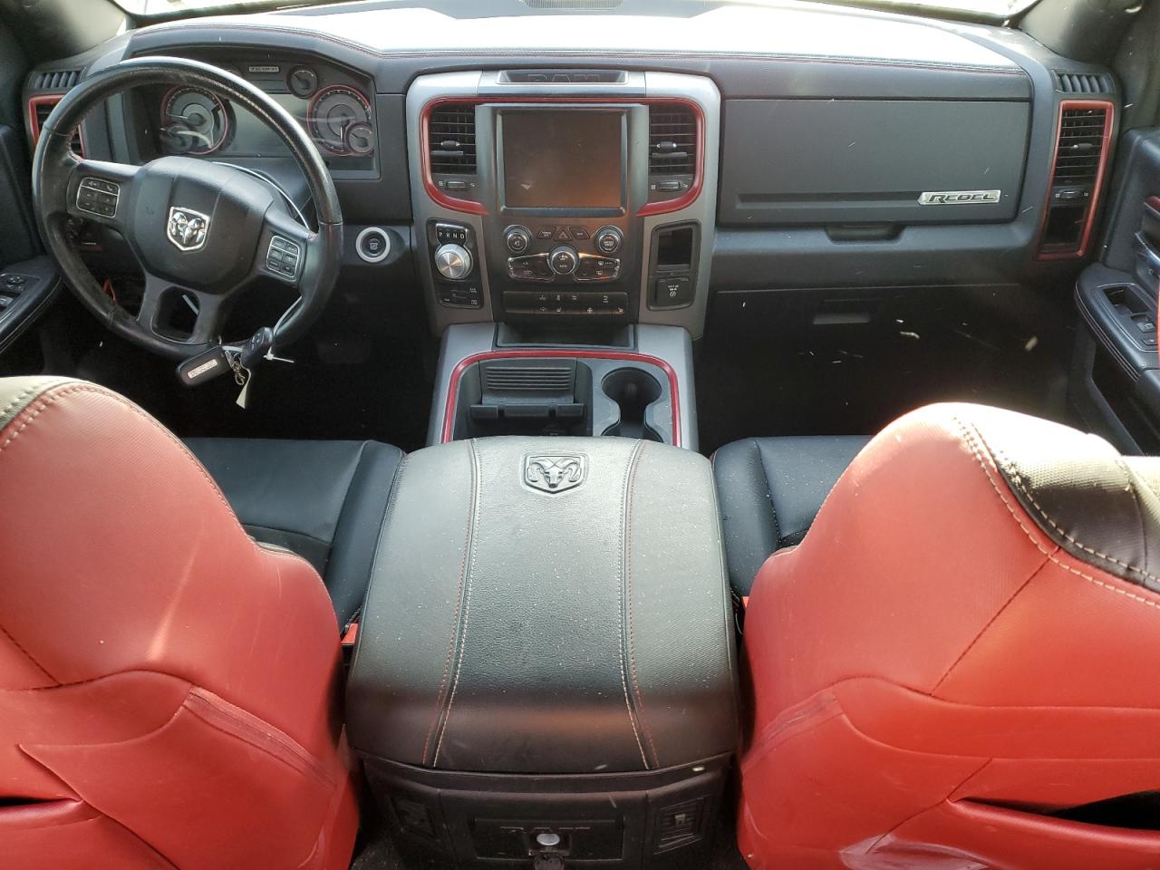 2017 RAM 1500 VIN 1C6RR7YT6HS852171 Copart auction photo, rollover / top/roof damage thumbnail 8