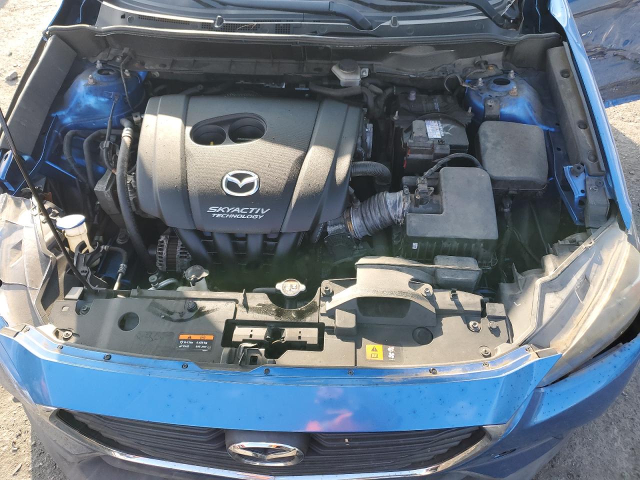 2017 Mazda CX-3 VIN JM1DKFC79H0167847 Copart auction photo, side / front end damage thumbnail 12