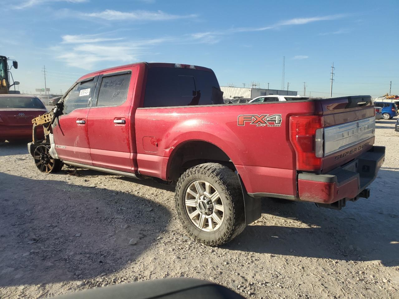 2019 Ford F250 VIN 1FT7W2BTXKEC56863 Copart auction photo, burn - engine / burn - interior damage thumbnail 2