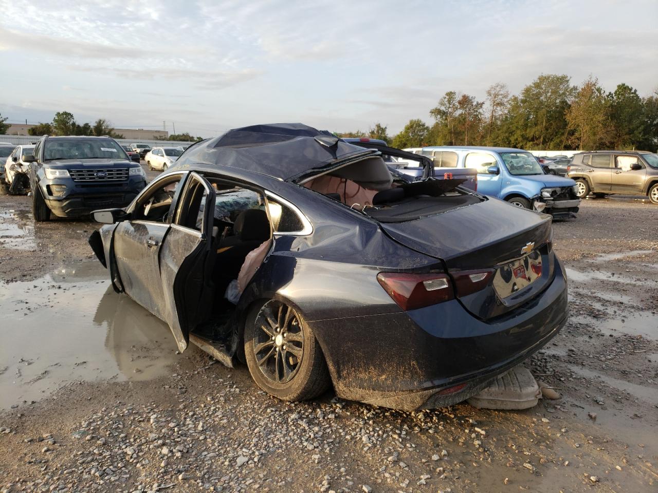 2016 Chevrolet Malibu VIN 1G1ZE5ST6GF279709 Copart auction photo, rollover damage thumbnail 3