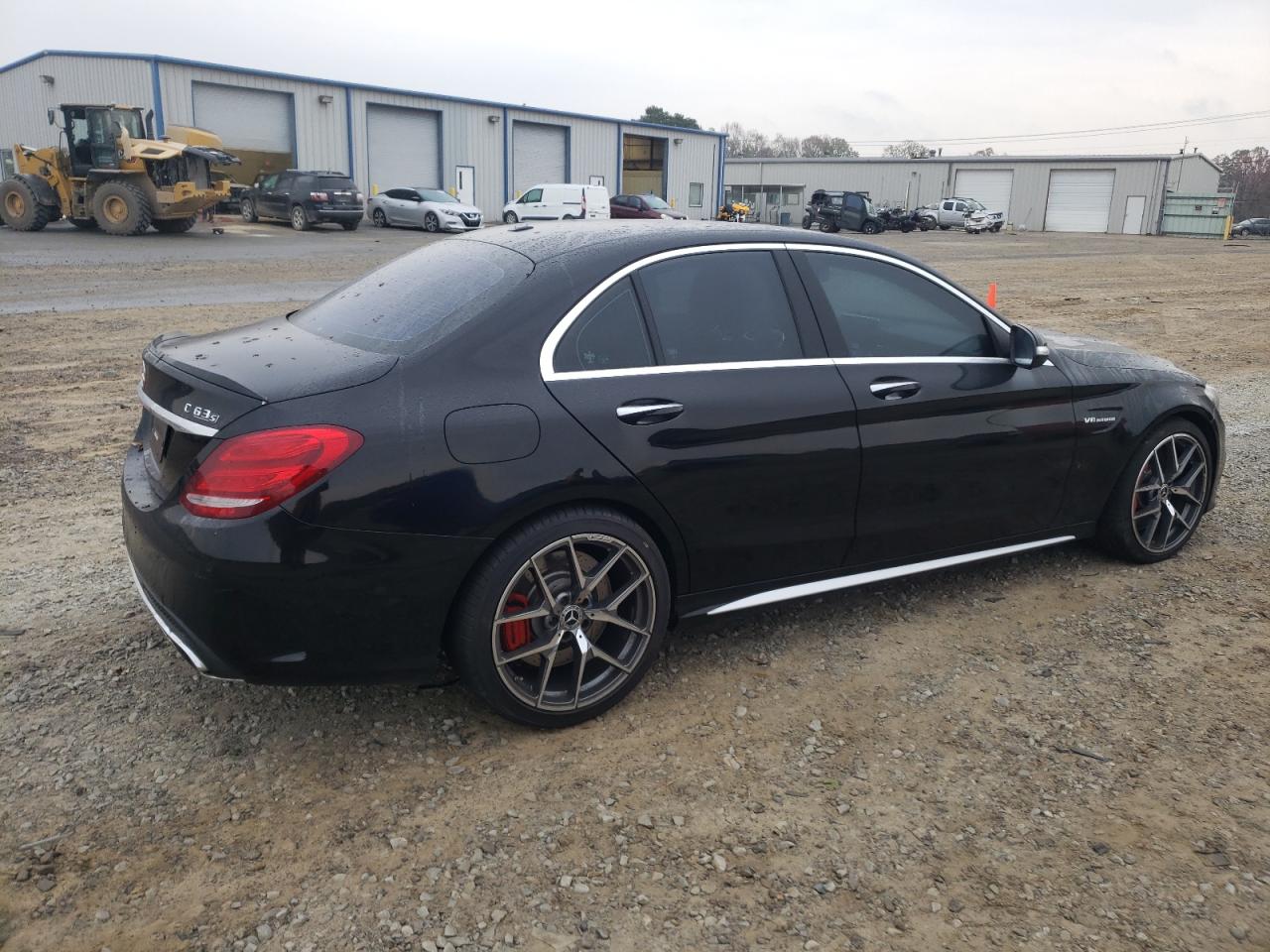 2015 Mercedes-Benz C-klasse VIN 55SWF8HB4FU076259 Copart auction photo, undercarriage / minor dent/scratches damage thumbnail 3