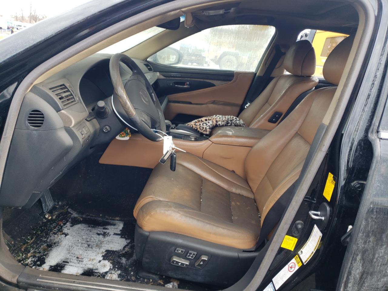 2015 Lexus LS VIN JTHCL5EF7F5023557 Copart auction photo, burn - interior / burn damage thumbnail 7