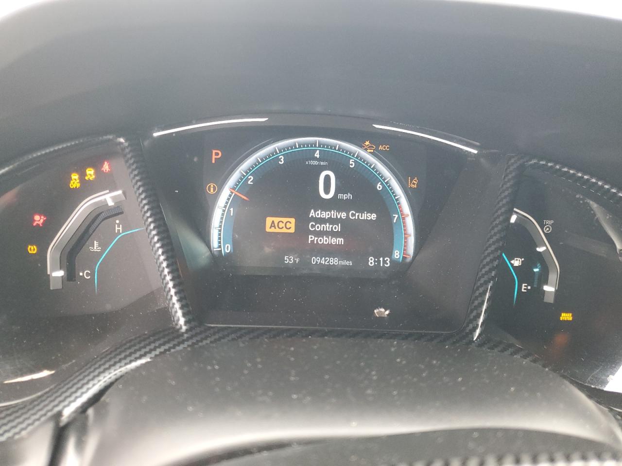 2019 Honda Civic VIN 2HGFC2F66KH606413 Copart auction photo, front end / rear end damage thumbnail 9