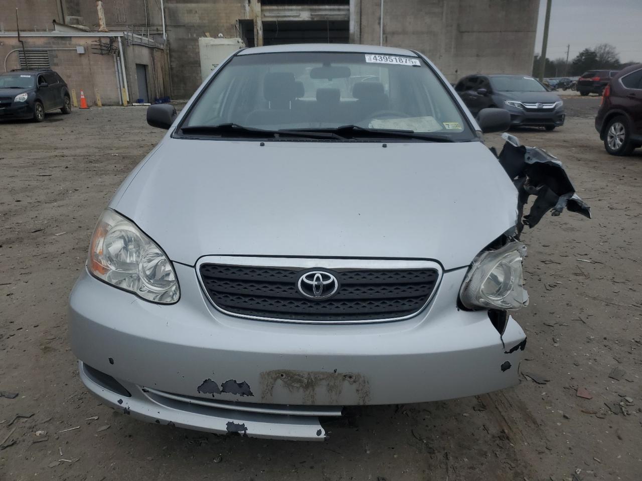 2007 Toyota Corolla VIN 2T1BR32E97C785840 Copart auction photo, front end / undercarriage damage thumbnail 5