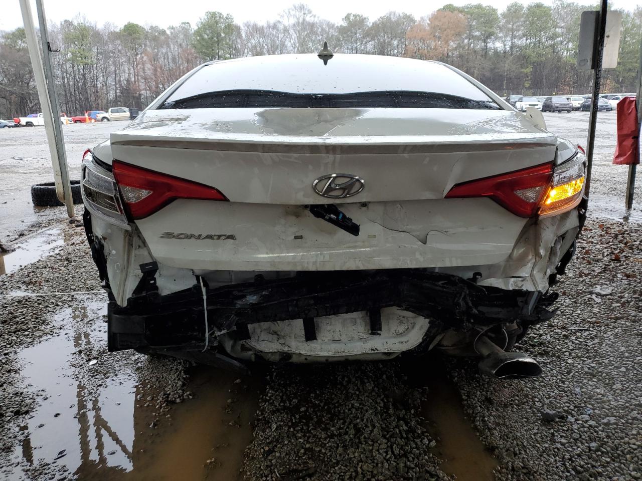 2016 Hyundai Sonata VIN 5NPE24AF9GH351576 Copart auction photo, rear end / front end damage thumbnail 6