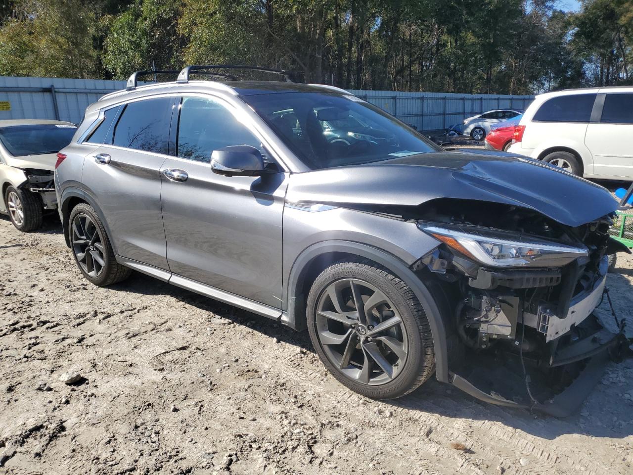 2019 Infiniti QX50 VIN 3PCAJ5M30KF118363 Copart auction photo, front end damage thumbnail 4