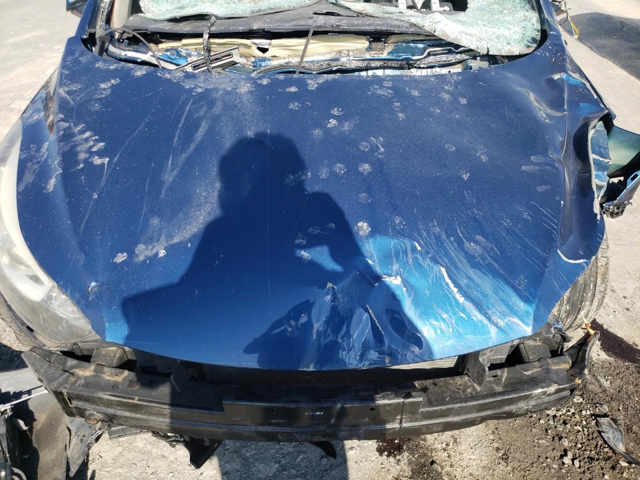 2014 Hyundai Elantra VIN KMHDH4AE8EU032136 Copart auction photo, front end / undercarriage damage thumbnail 12