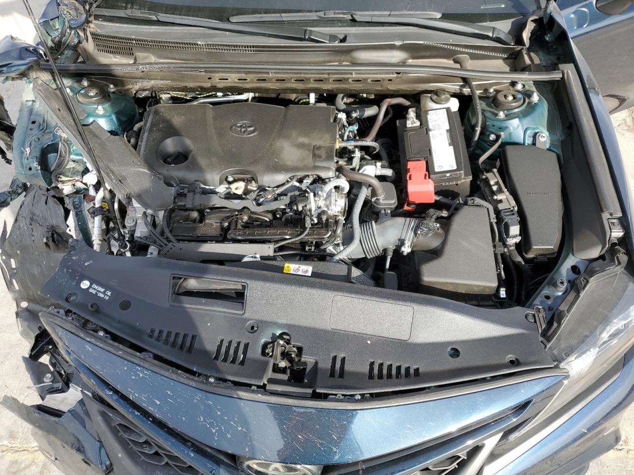 2021 Toyota Camry VIN 4T1G11AK5MU601173 Copart auction photo, front end / side damage thumbnail 12