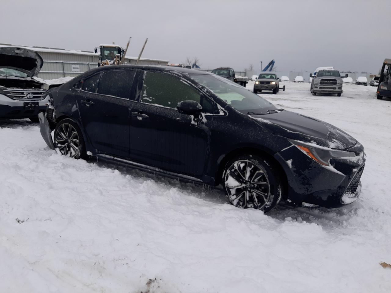2021 Toyota Corolla VIN JTDEPMAE5MJ153556 Copart auction photo, all over damage thumbnail 4