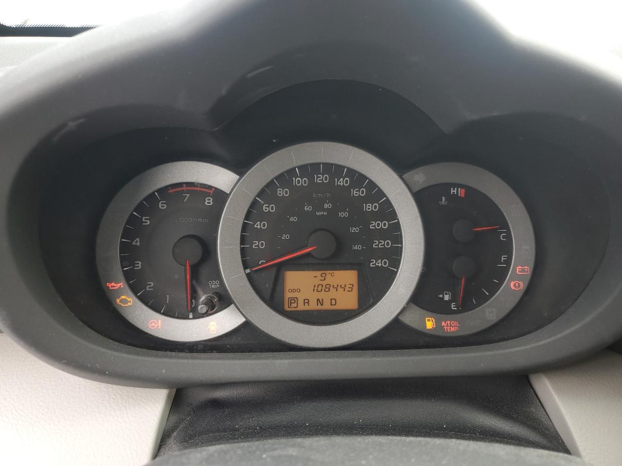 2012 Toyota RAV 4 VIN 2T3JK4DV2CW087282 Copart auction photo, front end / side damage thumbnail 9