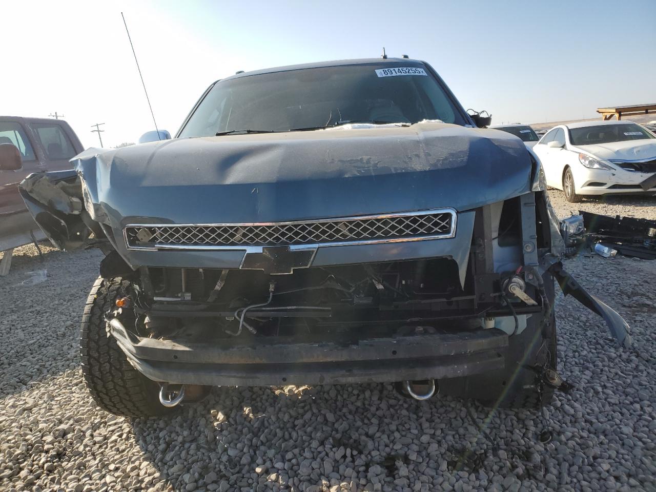 2008 Chevrolet Avalanche VIN 3GNFK12Y58G167482 Copart auction photo, front end / side damage thumbnail 5