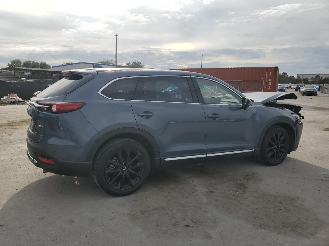 2023 Mazda CX-9 VIN JM3TCBDY0P0631896 Copart auction photo, front end / side damage thumbnail 3