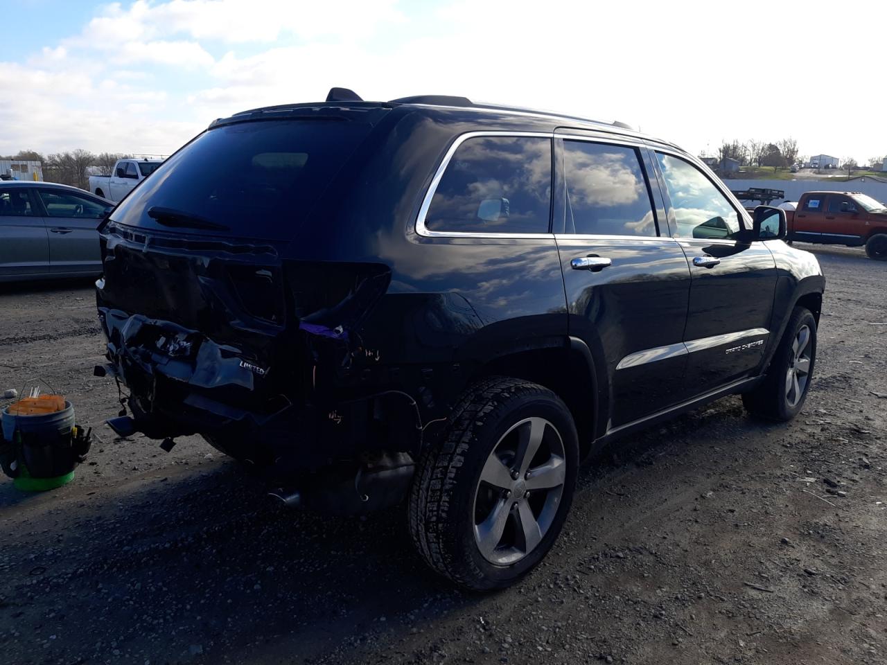2014 Jeep Grand Cherokee VIN 1C4RJFBG8EC253820 Copart auction photo, all over / mechanical damage thumbnail 3