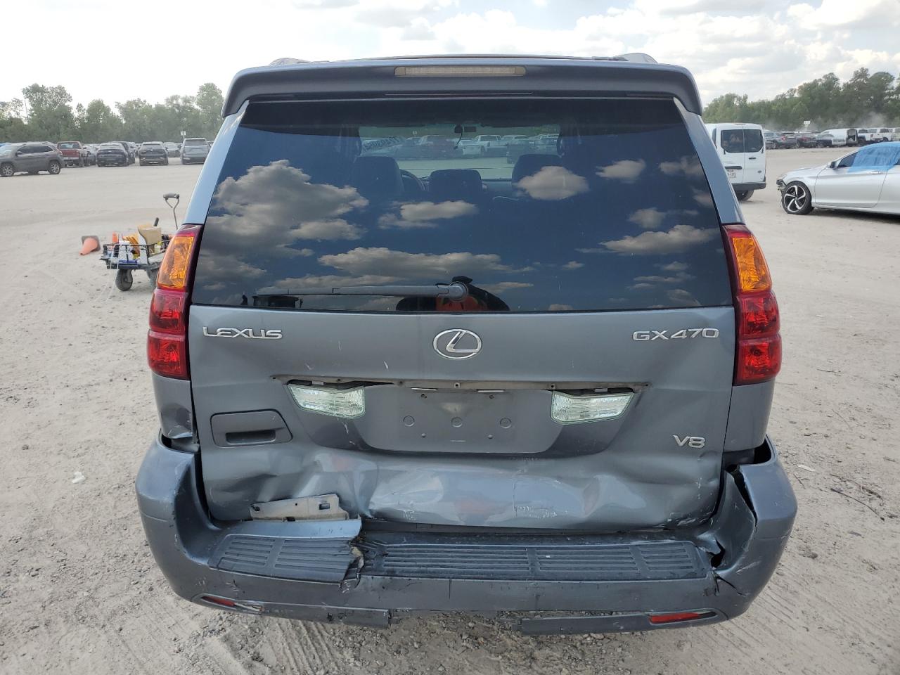 2003 Lexus GX VIN JTJBT20X330009656 Copart auction photo, rear end damage thumbnail 6
