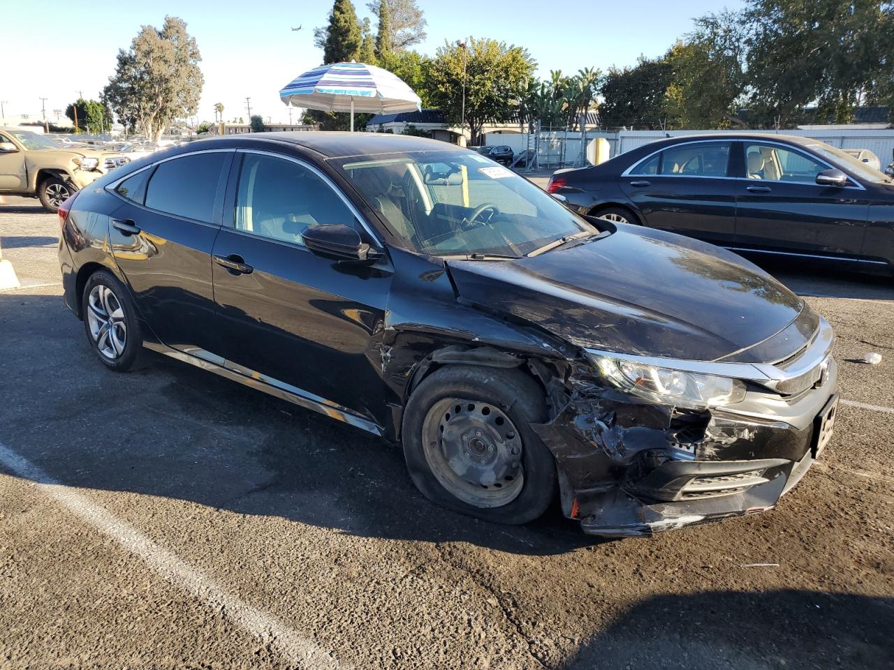 2018 Honda Civic VIN 2HGFC2F59JH562767 Copart auction photo, front end / side damage thumbnail 4